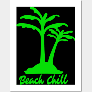 Beach Chill Camp Posters and Art